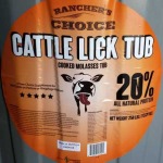 Cattle Lick Tub, 20%